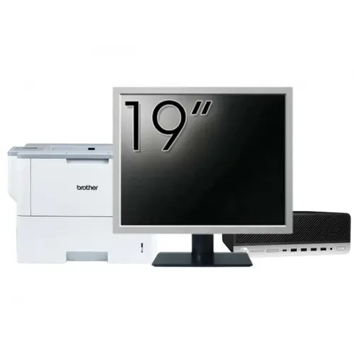 Pachet Calculator refurbished HP ProDesk 600 G3 SFF, Intel Core i3-7100 3.90GHz, 8GB DDR4, 240GB SSD + Monitor 19" & Imprimanta Brother HL-L6300DW 1 Pachet Calculator refurbished HP ProDesk 600 G3 SFF, Intel Core i3-7100 3.90GHz, 8GB DDR4, 240GB SSD + Monitor 19" & Imprimanta Brother HL-L6300DW