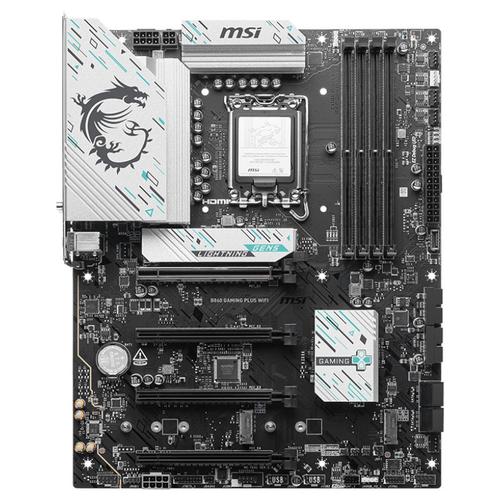 Placa de baza MSI B860 GAMING PLUS WIFI, Intel B860, LGA 1851, DDR5, ATX