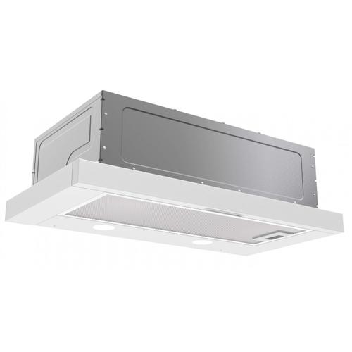 Hota incorporabila LDK HS-3WH, Putere de absortie 300 m3/h, 2 trepte de putere, 1 motor, Iluminare LED, Filtru aluminiu, 60 cm (Alb)