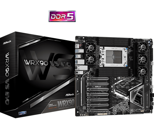 Placa de baza ASRock WRX90 WS EVO, AMD WRX90 sTR5, EEB