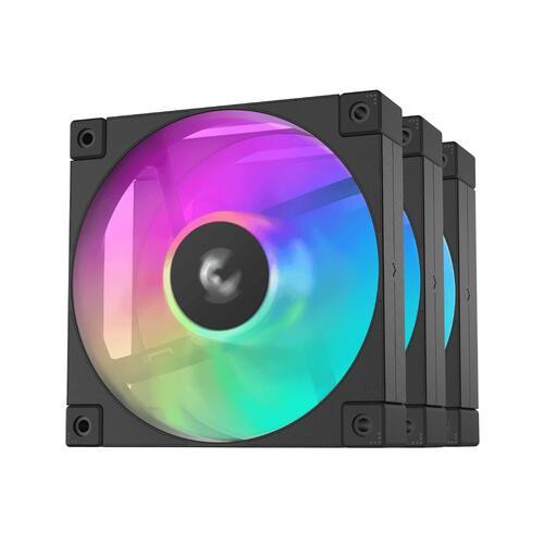 Set de ventilatoare Deep Cool FD12, 3x120mm, RGB (Negru) 1 Set de ventilatoare Deep Cool FD12, 3x120mm, RGB (Negru)