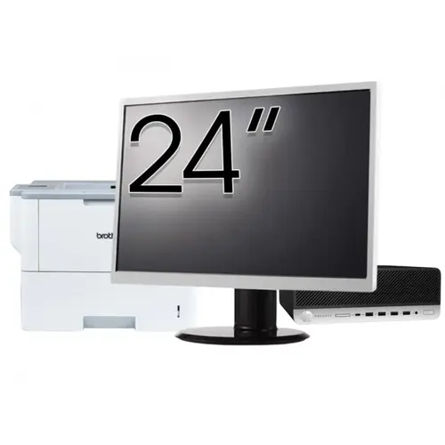 Pachet Calculator refurbished HP ProDesk 600 G3 SFF, Intel Core i3-6100 3.70GHz, 8GB DDR4, 256GB SSD, DVD-ROM + Monitor 24" & Imprimanta Brother HL-L6300DW 1 Pachet Calculator refurbished HP ProDesk 600 G3 SFF, Intel Core i3-6100 3.70GHz, 8GB DDR4, 256GB SSD, DVD-ROM + Monitor 24" & Imprimanta Brother HL-L6300DW