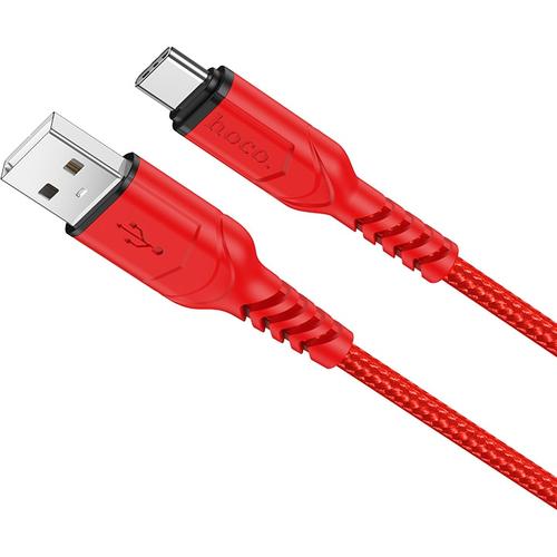 Cablu de date HOCO X59 Victory, USB - USB Type-C, 1 m, 2.4A, Rosu 1 Cablu de date HOCO X59 Victory, USB - USB Type-C, 1 m, 2.4A, Rosu