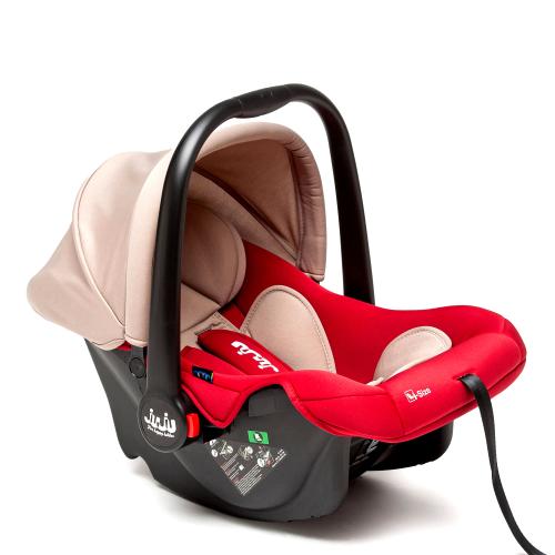 Cos Auto Juju Baby Boo i-Size, R129, 0 -15 luni, Bej/Rosu 1 Cos Auto Juju Baby Boo i-Size, R129, 0 -15 luni, Bej/Rosu