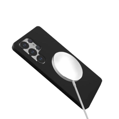 Husa Lemontti Liquid Silicon MagCharge Samsung Galaxy S25 Ultra, Negru 1 Husa Lemontti Liquid Silicon MagCharge Samsung Galaxy S25 Ultra, Negru