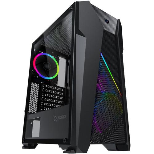 Carcasa AQIRYS Canopus, Middle Tower, Tempered Glass, RGB (Negru) 1 Carcasa AQIRYS Canopus, Middle Tower, Tempered Glass, RGB (Negru)