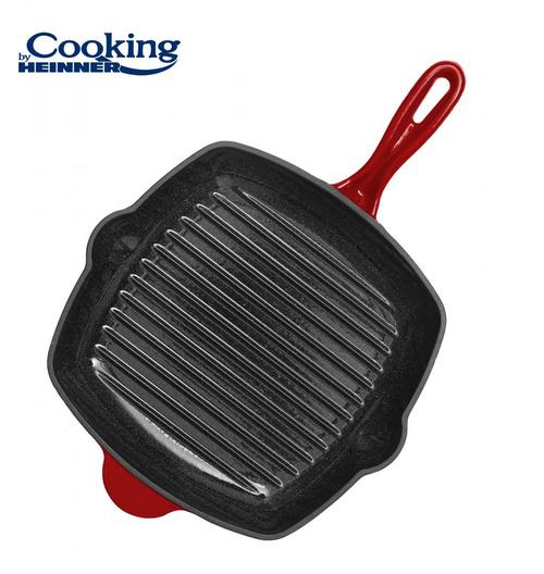 Tigaie grill Heinner HR-KN-G26, RED LINE, fonta, 26.5 x 4.5 cm 1 Tigaie grill Heinner HR-KN-G26, RED LINE, fonta, 26.5 x 4.5 cm