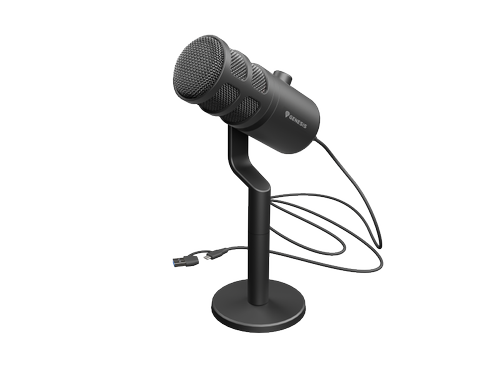 Microfon Genesis Radium 350D, USB-C, Cardioid, Negru 1 Microfon Genesis Radium 350D, USB-C, Cardioid, Negru