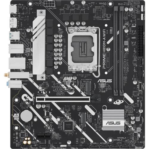 Placa de baza ASUS PRIME H810M-A WIFI, Intel B810,  LGA 1851, DDR5, mATX
