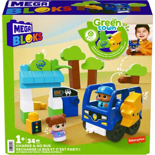Set de constructie Mega Bloks - Charge & Go Bus, 34 piese 1 Set de constructie Mega Bloks - Charge & Go Bus, 34 piese