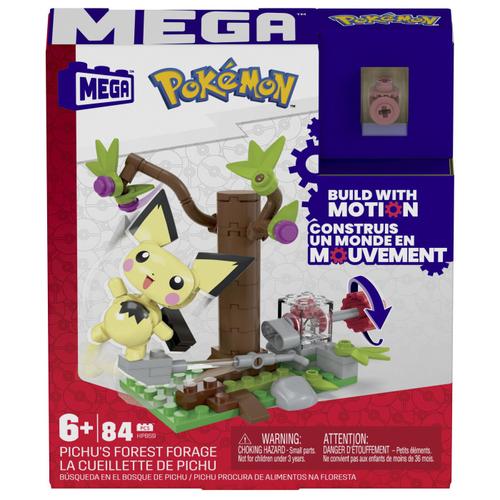 Set de constructie Pokemon Mega Construx - Forajele forestiere ale lui Pichu, 84 piese 1 Set de constructie Pokemon Mega Construx - Forajele forestiere ale lui Pichu, 84 piese