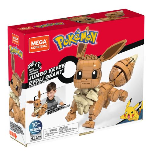 Set de constructie Pokemon Mega Construx - Jumbo Eevee, 824 piese 1 Set de constructie Pokemon Mega Construx - Jumbo Eevee, 824 piese