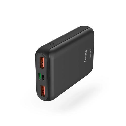 Baterie externa HAMA PD10-HD Power Pack 201662, 10000 mAh, 2x USB-A, 1x USB-C, Quick Charging (Gri) 1 Baterie externa HAMA PD10-HD Power Pack 201662, 10000 mAh, 2x USB-A, 1x USB-C, Quick Charging (Gri)
