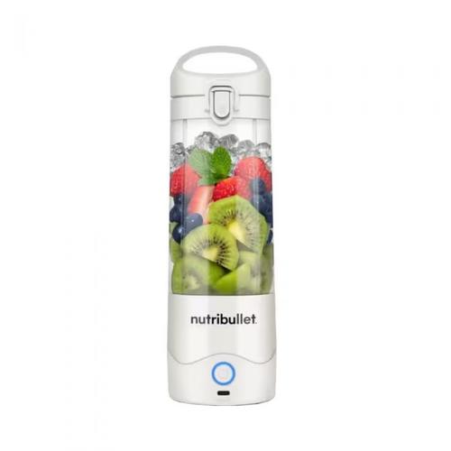 Blender portabil NUTRIBULLET NBP003W, 0.475l, 1 treapta viteza, USB-C (Alb)