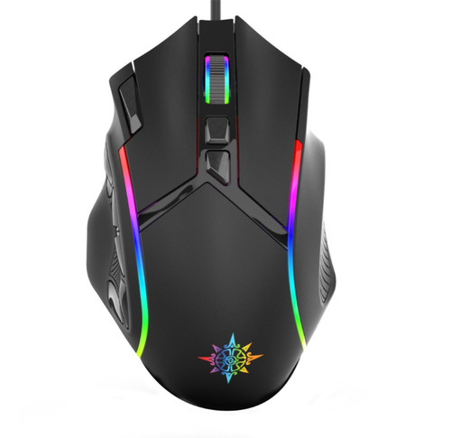 Mouse Gaming Inca IMG-351, 12800 dpi, RGB, Wired, USB, 12 butoane programabile (Negru)