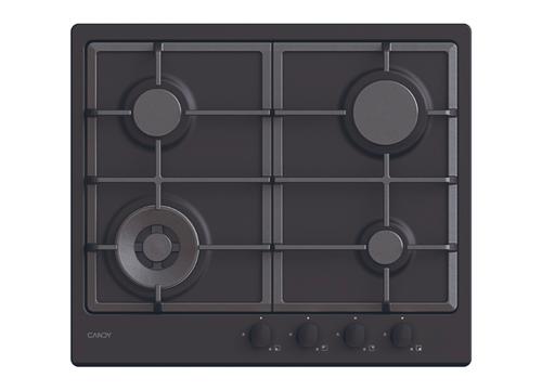 Plita incorporabila CANDY Idea CHG6BFB4WB, Gaz, 4 arzatoare, 7200 W, Grilaje din fonta (Negru)