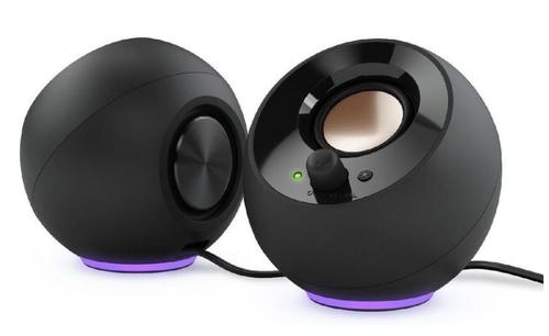 Boxe Creative Pebble SE, USB-C, 2.0, Bluetooth 5.3, RGB, Aux (Negru) 1 Boxe Creative Pebble SE, USB-C, 2.0, Bluetooth 5.3, RGB, Aux (Negru)