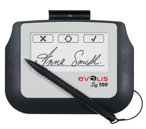 Pad semnatura digitala Evolis SIG100, Bundle 1 Pad semnatura digitala Evolis SIG100, Bundle