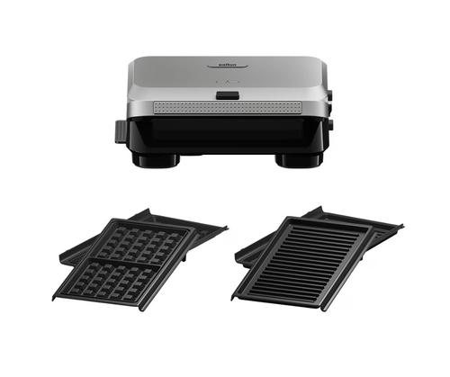 Sandwich-maker BRAUN SM5006, 800W, 2 seturi placi detasabile, invelis antiaderent premium, tava colectare grasime (Argintiu/Negru) 1 Sandwich-maker BRAUN SM5006, 800W, 2 seturi placi detasabile, invelis antiaderent premium, tava colectare grasime (Argintiu/Negru)