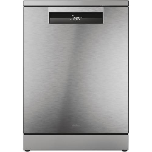 Masina de spalat vase Haier XF 5C4M1X, 15 seturi, 8 programe, Clasa C, Motor Inverter, WiFi, H-Spray Arm, Flex Zone, Part Light, Automatic Open Door, 60 cm (Inox)