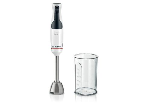 Mixer vertical Bosch ErgoMaster MSM4W410, 800 W, cutit 4 lame si functie antisplash, cuplaj ceramic, picior mixare inoxidabil, pahar de masurare (Alb/Antracit) 1 Mixer vertical Bosch ErgoMaster MSM4W410, 800 W, cutit 4 lame si functie antisplash, cuplaj ceramic, picior mixare inoxidabil, pahar de masurare (Alb/Antracit)