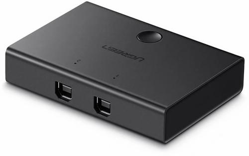 Switch USB Ugreen US158, 2 x USB-B (Negru) 1 Switch USB Ugreen US158, 2 x USB-B (Negru)