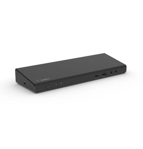 Docking Station Belkin CONNECT INC007vfBK Triple Display, 85 W PD USB-C 3.0, USB-C 3.0, 4x USB-A 3.0, 3.5mm, Gigabit Ethernet, 3x HDMI, 2x Display Port (Negru) 1 Docking Station Belkin CONNECT INC007vfBK Triple Display, 85 W PD USB-C 3.0, USB-C 3.0, 4x USB-A 3.0, 3.5mm, Gigabit Ethernet, 3x HDMI, 2x Display Port (Negru)