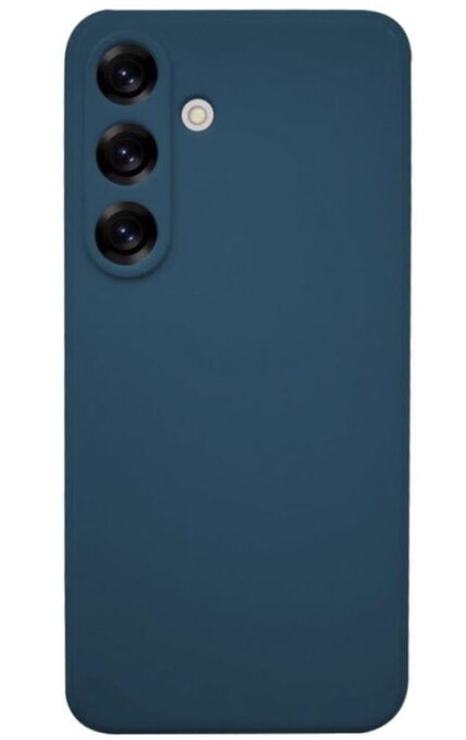 Husa Lemontti Silicon Silky Samsung Galaxy S25, Albastru 1 Husa Lemontti Silicon Silky Samsung Galaxy S25, Albastru