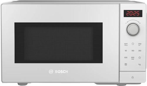 Cuptor cu microunde Bosch FFL023MW0, 20 l, 800 W, 5 trepte, 7 programe, Display LED (Alb)