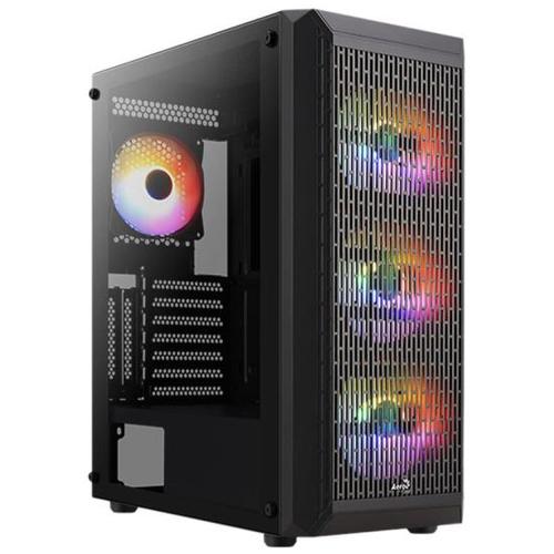Carcasa Aerocool Beam V2 RGB, MiddleTower (Negru) 1 Carcasa Aerocool Beam V2 RGB, MiddleTower (Negru)