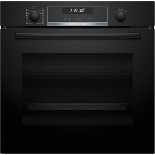 Cuptor incorporabil Bosch HBG578BB3, 71 L, Electric, Multifunctional, 10 functii, Grill, AutoPilot30, Autocuratare pirolitica + hidrolitica, Soft close, Air Fry, 3D Hotair, Clasa A+ (Negru)