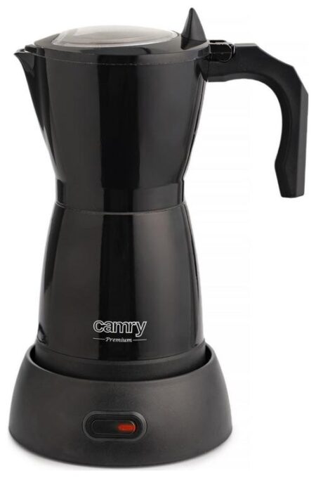 Cafetiera electrica pentru moka Camry CR 4415B, Capacitate 300 ml, 480 W (Negru)