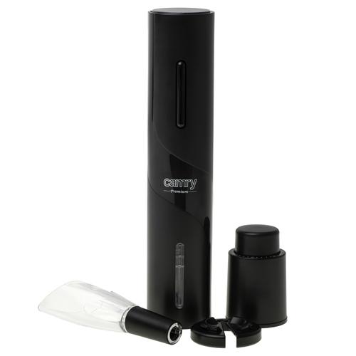 Desfacator electric pentru sticle de vin, Camry CR 4510, plastic, compatibil cu dopuri de 20-24mm (Negru) 1 Desfacator electric pentru sticle de vin, Camry CR 4510, plastic, compatibil cu dopuri de 20-24mm (Negru)