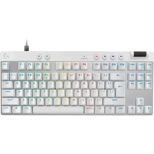 Tastatura Gaming Mecanica Logitech G PRO X TKL Rapid Pink Magnetic Analog Switch, USB, iluminare RGB (Alb) 1 Tastatura Gaming Mecanica Logitech G PRO X TKL Rapid Pink Magnetic Analog Switch, USB, iluminare RGB (Alb)
