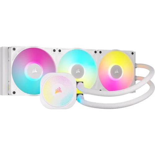 Cooler CPU Corsair iCUE LINK Titan 360 RX RGB, 300 - 2100rpm, 3 x 120mm, LCD RGB (Alb) 1 Cooler CPU Corsair iCUE LINK Titan 360 RX RGB, 300 - 2100rpm, 3 x 120mm, LCD RGB (Alb)