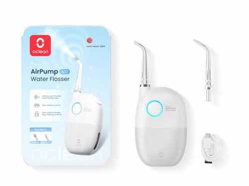 Irigator bucal OClean AirPump 10, 3 moduri, 1200 mAh, Autonomie pana la 40 zile, IPX7, Indeparteaza pana la 99% din placa bacteriana (Alb) 1 Irigator bucal OClean AirPump 10, 3 moduri, 1200 mAh, Autonomie pana la 40 zile, IPX7, Indeparteaza pana la 99% din placa bacteriana (Alb)