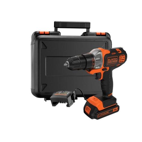 Masina de gaurit si insurubat pe acumulator Black & Decker Multievo MT218K-QW, 18 V, 800 rpm (Negru/Portocaliu) 1 Masina de gaurit si insurubat pe acumulator Black & Decker Multievo MT218K-QW, 18 V, 800 rpm (Negru/Portocaliu)