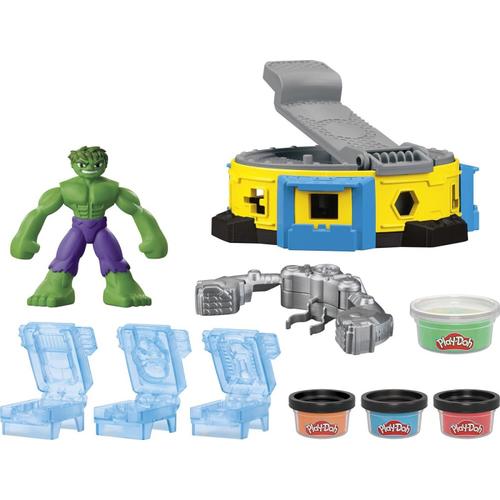 Set Play-Doh Marvel - Hulk, Loveste si zdrobeste 1 Set Play-Doh Marvel - Hulk, Loveste si zdrobeste