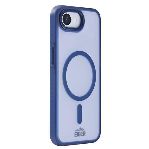 Husa Eiger Blizzard Magsafe GRS iPhone 16e, Albastru 1 Husa Eiger Blizzard Magsafe GRS iPhone 16e, Albastru