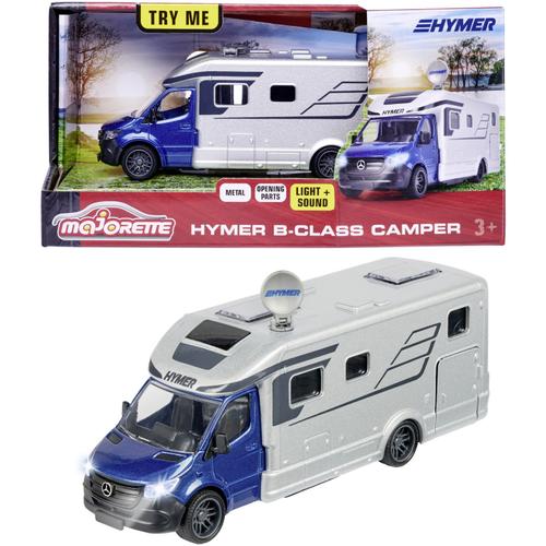 Rulota Majorette - Hymer B-Class Camper, scara 1:40, 19 cm, cu lumini si sunete 1 Rulota Majorette - Hymer B-Class Camper, scara 1:40, 19 cm, cu lumini si sunete
