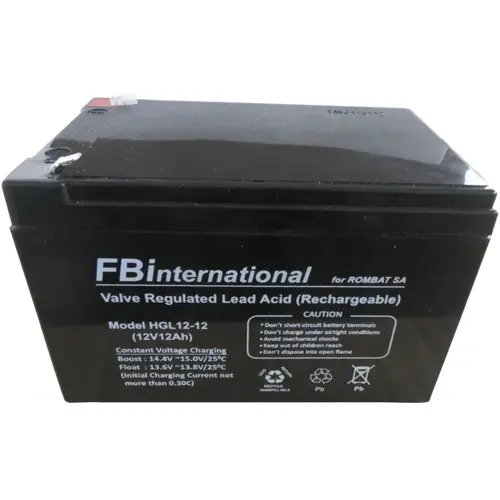 Acumulator FB International Stationar HGL12-12, 12A/12V 1 Acumulator FB International Stationar HGL12-12, 12A/12V