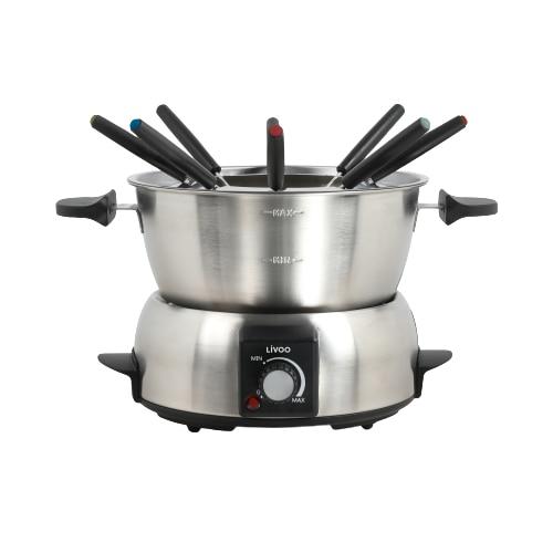 Set fondue electric Livoo DOC263, 1000 W, 8 persoane (Inox) 1 Set fondue electric Livoo DOC263, 1000 W, 8 persoane (Inox)