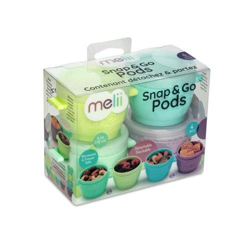 Set 4 recipiente Melii Snap&Go, 118 ml 1 Set 4 recipiente Melii Snap&Go, 118 ml