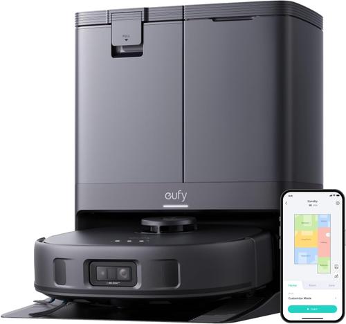 Aspirator robot eufy X10 Pro Omni, 8,000 Pa, Dual Mop, AI, Autonomie 120 minute, 60 W, Apa curata 3 l, Apa uzata 2.7 l, Recipient praf 2.5 l (Negru) 1 Aspirator robot eufy X10 Pro Omni, 8,000 Pa, Dual Mop, AI, Autonomie 120 minute, 60 W, Apa curata 3 l, Apa uzata 2.7 l, Recipient praf 2.5 l (Negru)