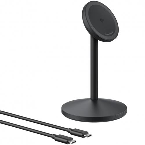 Incarcator wireless Anker MagGo Stand Qi2 360 15W, pentru iPhone 16/15/14/13/12 (Negru) 1 Incarcator wireless Anker MagGo Stand Qi2 360 15W, pentru iPhone 16/15/14/13/12 (Negru)