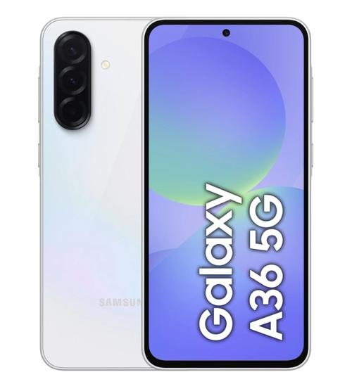 Telefon Mobil Samsung Galaxy A36, Procesor Qualcomm SM6475-AB Snapdragon 6 Gen 3 Octa-Core, Super AMOLED 6.7inch, 8GB RAM, 256GB Flash, Camera Tripla 50+8+5MP, Wi-Fi, 5G, Dual Sim, Android (Alb) 1 Telefon Mobil Samsung Galaxy A36, Procesor Qualcomm SM6475-AB Snapdragon 6 Gen 3 Octa-Core, Super AMOLED 6.7inch, 8GB RAM, 256GB Flash, Camera Tripla 50+8+5MP, Wi-Fi, 5G, Dual Sim, Android (Alb)