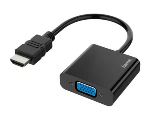 Adaptor HDMI - VGA Hama 200343, Full-HD 1080p (Negru) 1 Adaptor HDMI - VGA Hama 200343, Full-HD 1080p (Negru)