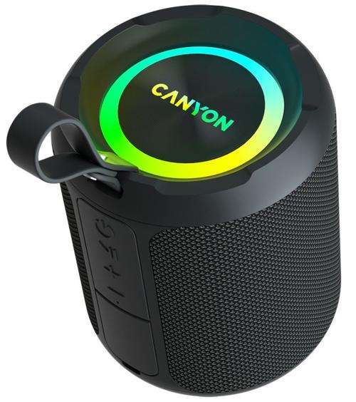 Boxa Portabila Canyon OnMove 11, IPX6, Bluetooth, 20W, RGB (Negru) 1 Boxa Portabila Canyon OnMove 11, IPX6, Bluetooth, 20W, RGB (Negru)