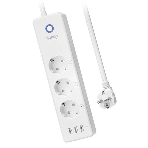 Prelungitor inteligent WiFi Gosund P1 PLUS, 3x AC, 3x USB-A, 6,5x4x26cm 1 Prelungitor inteligent WiFi Gosund P1 PLUS, 3x AC, 3x USB-A, 6,5x4x26cm