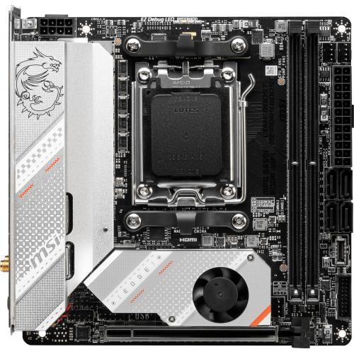 Placa de baza MSI MPG B650I EDGE WIFI, DDR5, AM5, AMD B650, mITX